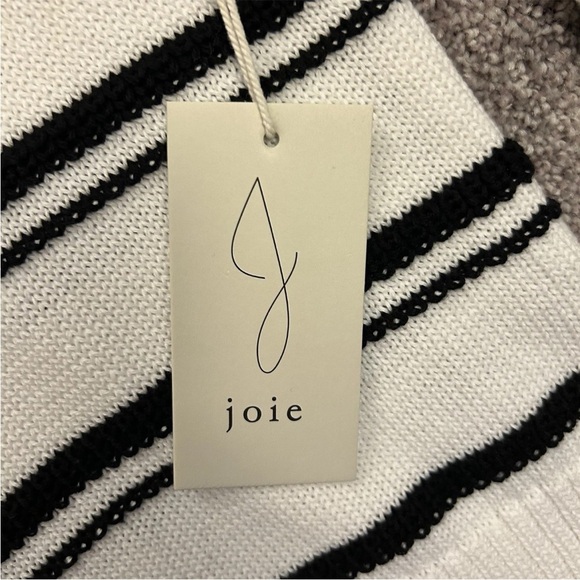 JOIE Women's Long Sleeves Pullover Sweater Crew Neck Striped Size M - Medium NWT - Picture 10 of 11